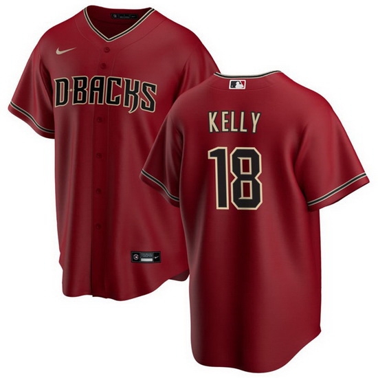 Men Arizona Diamondbacks 18 Carson Kelly Red Cool Base Stitched Baseball Jerseys Men Arizona Diamondbacks 18 Carson Kelly Red Cool Base Stitched Baseball Jerseys
