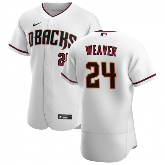 Men Arizona Diamondbacks 24 Luke Weaver Men Nike White Crimson Flex Base Home Team MLB Jersey Men Arizona Diamondbacks 24 Luke Weaver Men Nike White Crimson Flex Base Home Team MLB Jersey