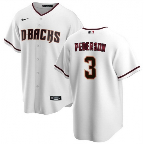 Men Arizona Diamondbacks 3 Joc Pederson White Cool Base Stitched Baseball Jersey Men Arizona Diamondbacks 3 Joc Pederson White Cool Base Stitched Baseball Jersey