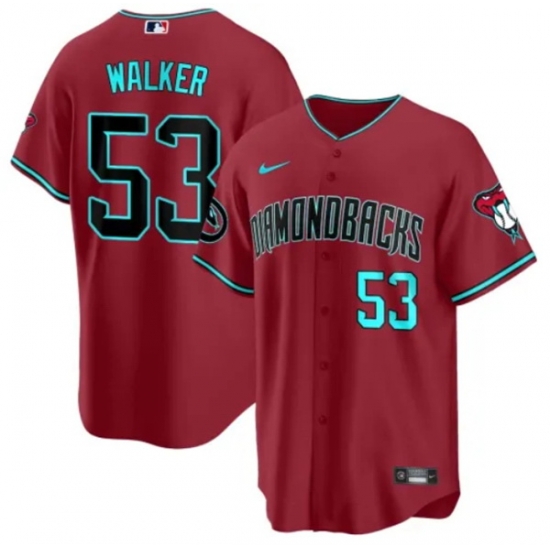 Men Arizona Diamondbacks 53 Christian Walker 2023 24 Red Cool Base Stitched Baseball Jersey Men Arizona Diamondbacks 53 Christian Walker 2023 24 Red Cool Base Stitched Baseball Jersey