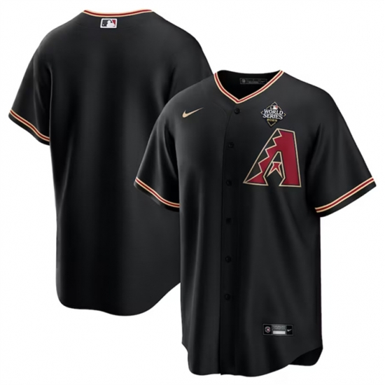 Men Arizona Diamondbacks Blank Black 2023 World Series Cool Base Stitched Baseball Jersey Men Arizona Diamondbacks Blank Black 2023 World Series Cool Base Stitched Baseball Jersey
