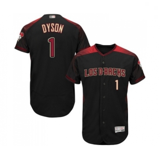 Mens Arizona Diamondbacks 1 Jarrod Dyson Black Alternate Authentic Collection Flex Base Baseball Jersey Mens Arizona Diamondbacks 1 Jarrod Dyson Black Alternate Authentic Collection Flex Base Baseball Jersey