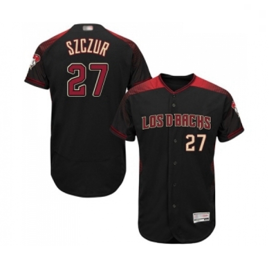 Mens Arizona Diamondbacks 27 Matt Szczur Black Alternate Authentic Collection Flex Base Baseball Jersey Mens Arizona Diamondbacks 27 Matt Szczur Black Alternate Authentic Collection Flex Base Baseball Jersey