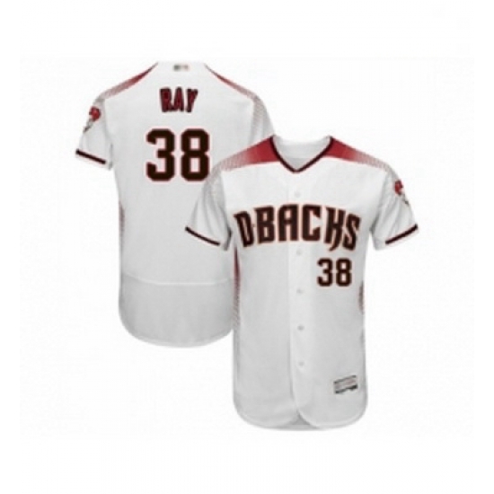 Mens Arizona Diamondbacks 38 Robbie Ray White Home Authentic Collection Flex Base Baseball Jersey Mens Arizona Diamondbacks 38 Robbie Ray White Home Authentic Collection Flex Base Baseball Jersey