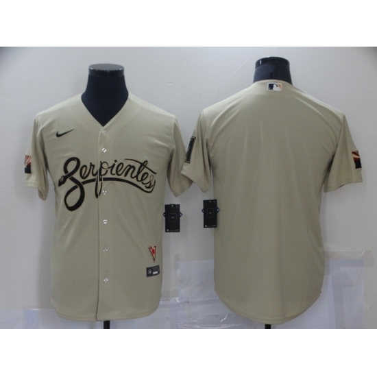 Men's Arizona Diamondbacks Blank Gold 2021 City Connect Replica Player Jersey Men's Arizona Diamondbacks Blank Gold 2021 City Connect Replica Player Jersey