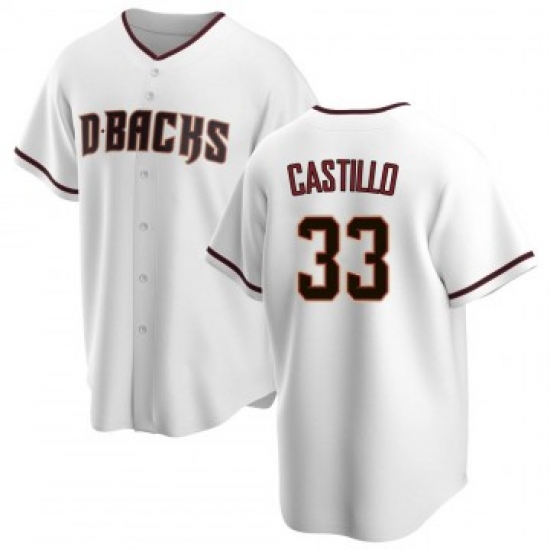 Mens Arizona Diamondbacks Neyfy Castillo White Home Jersey Mens Arizona Diamondbacks Neyfy Castillo White Home Jersey
