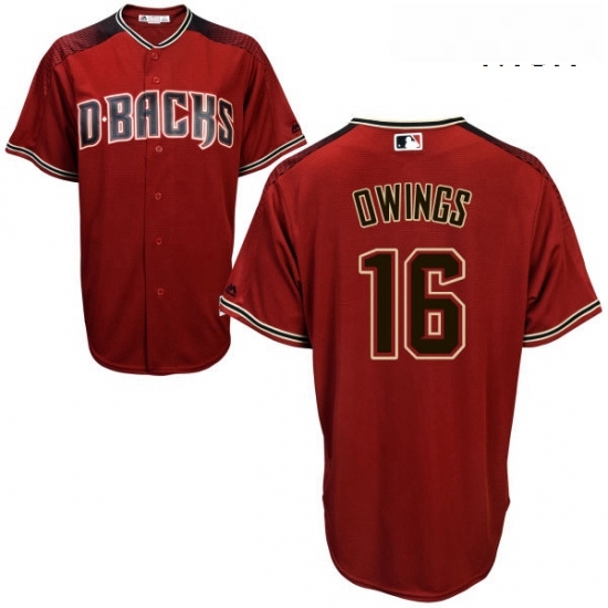 Mens Majestic Arizona Diamondbacks 16 Chris Owings Replica Red Alternate Cool Base MLB Jersey Mens Majestic Arizona Diamondbacks 16 Chris Owings Replica Red Alternate Cool Base MLB Jersey