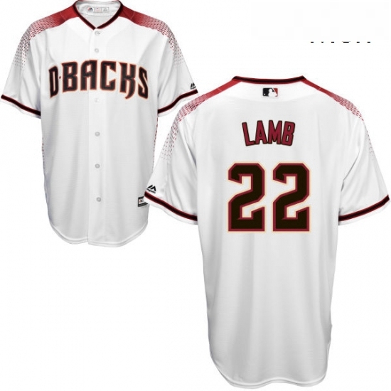 Mens Majestic Arizona Diamondbacks 22 Jake Lamb Authentic White Home Cool Base MLB Jersey Mens Majestic Arizona Diamondbacks 22 Jake Lamb Authentic White Home Cool Base MLB Jersey