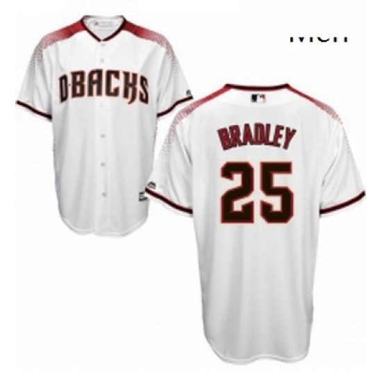Mens Majestic Arizona Diamondbacks 25 Archie Bradley Authentic White Home Cool Base MLB Jersey Mens Majestic Arizona Diamondbacks 25 Archie Bradley Authentic White Home Cool Base MLB Jersey