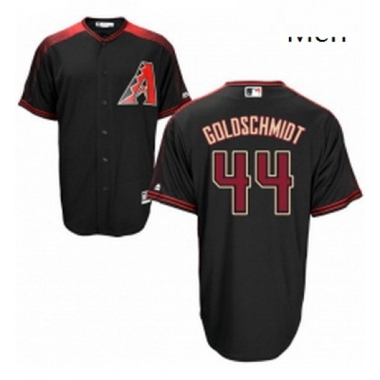Mens Majestic Arizona Diamondbacks 44 Paul Goldschmidt Authentic Black Alternate Home Cool Base MLB Jersey Mens Majestic Arizona Diamondbacks 44 Paul Goldschmidt Authentic Black Alternate Home Cool Base MLB Jersey