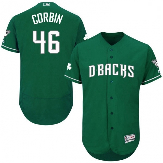 Mens Majestic Arizona Diamondbacks 46 Patrick Corbin Green Celtic Flexbase Authentic Collection MLB Jersey Mens Majestic Arizona Diamondbacks 46 Patrick Corbin Green Celtic Flexbase Authentic Collection MLB Jersey