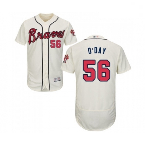 Mens Atlanta Braves 56 Darren O Day Cream Alternate Flex Base Authentic Collection Baseball Jersey Mens Atlanta Braves 56 Darren O Day Cream Alternate Flex Base Authentic Collection Baseball Jersey