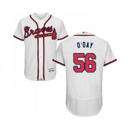Mens Atlanta Braves 56 Darren O Day White Home Flex Base Authentic Collection Baseball Jersey Mens Atlanta Braves 56 Darren O Day White Home Flex Base Authentic Collection Baseball Jersey