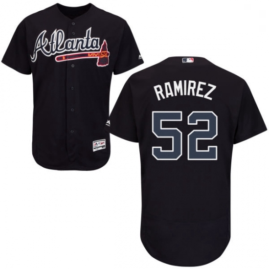 Mens Majestic Atlanta Braves 52 Jose Ramirez Blue Alternate Flex Base Authentic Collection MLB Jersey Mens Majestic Atlanta Braves 52 Jose Ramirez Blue Alternate Flex Base Authentic Collection MLB Jersey