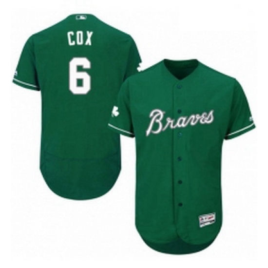 Mens Majestic Atlanta Braves 6 Bobby Cox Green Celtic Flexbase Authentic Collection MLB Jersey Mens Majestic Atlanta Braves 6 Bobby Cox Green Celtic Flexbase Authentic Collection MLB Jersey