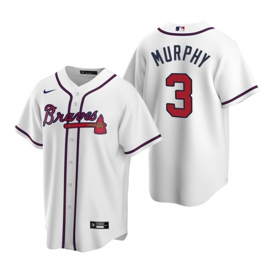 Mens Nike Atlanta Braves 3 Dale Murphy White Home Stitched Baseball Jerse Mens Nike Atlanta Braves 3 Dale Murphy White Home Stitched Baseball Jerse