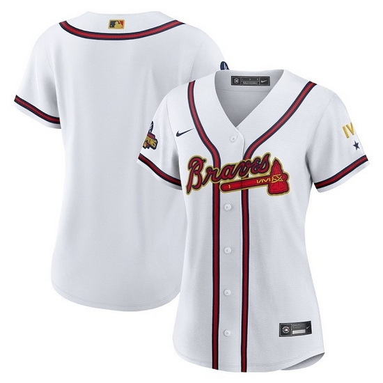 Women Atlanta Braves Blank White Cool Base Stitched Jersey Women Atlanta Braves Blank White Cool Base Stitched Jersey