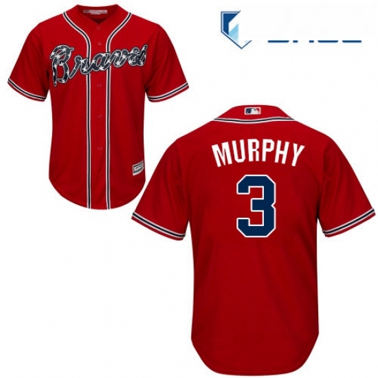 Youth Majestic Atlanta Braves 3 Dale Murphy Authentic Red Alternate Cool Base MLB Jersey Youth Majestic Atlanta Braves 3 Dale Murphy Authentic Red Alternate Cool Base MLB Jersey