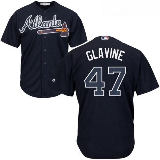 Youth Majestic Atlanta Braves 47 Tom Glavine Authentic Blue Alternate Road Cool Base MLB Jersey Youth Majestic Atlanta Braves 47 Tom Glavine Authentic Blue Alternate Road Cool Base MLB Jersey