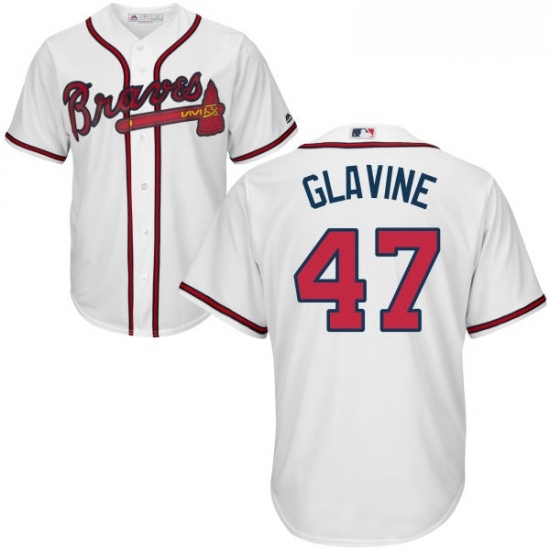 Youth Majestic Atlanta Braves 47 Tom Glavine Authentic White Home Cool Base MLB Jersey Youth Majestic Atlanta Braves 47 Tom Glavine Authentic White Home Cool Base MLB Jersey