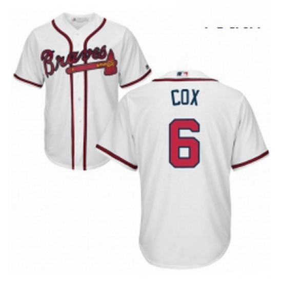 Youth Majestic Atlanta Braves 6 Bobby Cox Authentic White Home Cool Base MLB Jersey Youth Majestic Atlanta Braves 6 Bobby Cox Authentic White Home Cool Base MLB Jersey