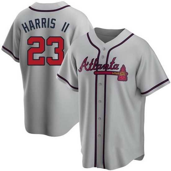 Youth Replica Michael Harris II Atlanta Braves Gray Road Jersey Youth Replica Michael Harris II Atlanta Braves Gray Road Jersey