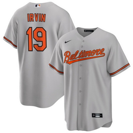 Men Baltimore Orioles 19 Cole Irvin Grey Cool Base Stitched Jersey Men Baltimore Orioles 19 Cole Irvin Grey Cool Base Stitched Jersey