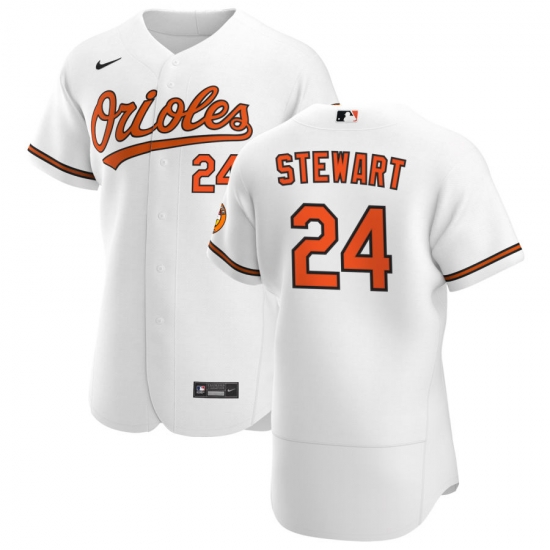 Men Baltimore Orioles 24 DJ Stewart Men Nike White Home 2020 Flex Base Player MLB Jersey Men Baltimore Orioles 24 DJ Stewart Men Nike White Home 2020 Flex Base Player MLB Jersey