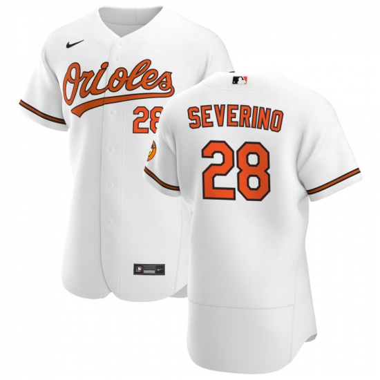 Men Baltimore Orioles 28 Pedro Severino Men Nike White Home 2020 Flex Base Player MLB Jersey Men Baltimore Orioles 28 Pedro Severino Men Nike White Home 2020 Flex Base Player MLB Jersey