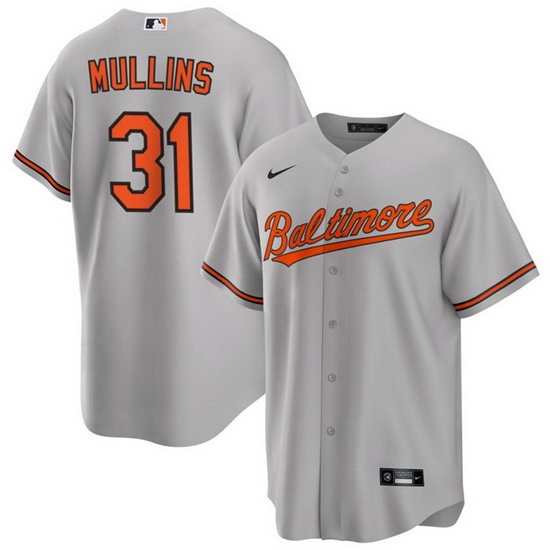 Men Baltimore Orioles 31 Cedric Mullins Grey Cool Base Stitched Jersey Men Baltimore Orioles 31 Cedric Mullins Grey Cool Base Stitched Jersey