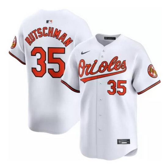 Men Baltimore Orioles 35 Adley Rutschman White 2024 Home Limited Cool Base Stitched Baseball Jersey Men Baltimore Orioles 35 Adley Rutschman White 2024 Home Limited Cool Base Stitched Baseball Jersey