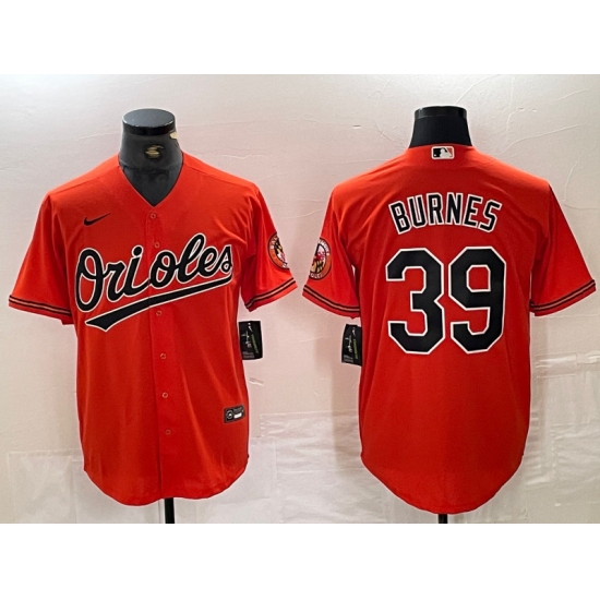Men Baltimore Orioles 39 Corbin Burnes Orange Cool Base Stitched Jersey Men Baltimore Orioles 39 Corbin Burnes Orange Cool Base Stitched Jersey
