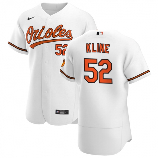 Men Baltimore Orioles 52 Branden Kline Men Nike White Home 2020 Flex Base Player MLB Jersey Men Baltimore Orioles 52 Branden Kline Men Nike White Home 2020 Flex Base Player MLB Jersey