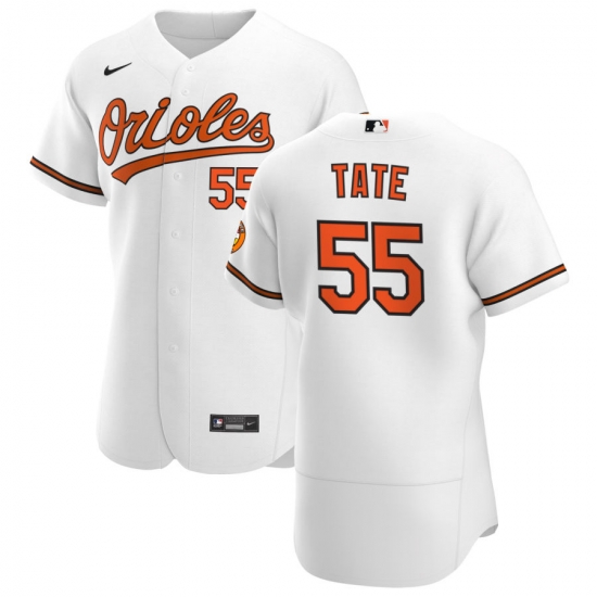 Men Baltimore Orioles 55 Dillon Tate Men Nike White Home 2020 Flex Base Player MLB Jersey Men Baltimore Orioles 55 Dillon Tate Men Nike White Home 2020 Flex Base Player MLB Jersey
