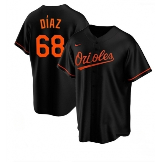Men Baltimore Orioles 68 Lewin D EDaz Black Cool Base Stitched Jersey Men Baltimore Orioles 68 Lewin D EDaz Black Cool Base Stitched Jersey