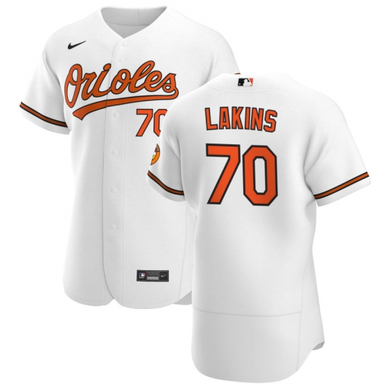 Men Baltimore Orioles 70 Travis Lakins Sr Men Nike White Home 2020 Flex Base Player MLB Jersey Men Baltimore Orioles 70 Travis Lakins Sr Men Nike White Home 2020 Flex Base Player MLB Jersey