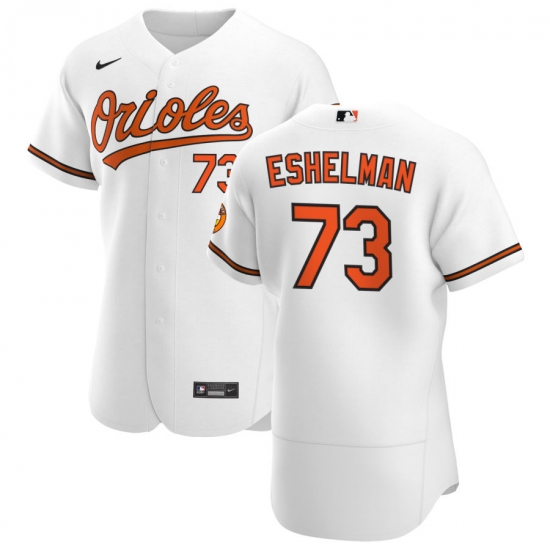 Men Baltimore Orioles 73 Thomas Eshelman Men Nike White Home 2020 Flex Base Player MLB Jersey Men Baltimore Orioles 73 Thomas Eshelman Men Nike White Home 2020 Flex Base Player MLB Jersey