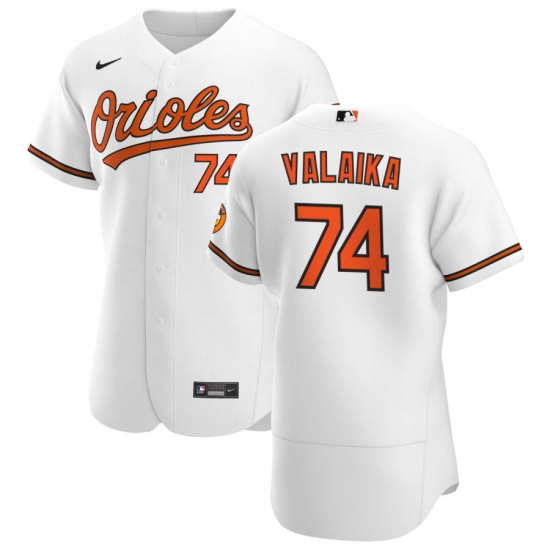 Men Baltimore Orioles 74 Pat Valaika Men Nike White Home 2020 Flex Base Player MLB Jersey Men Baltimore Orioles 74 Pat Valaika Men Nike White Home 2020 Flex Base Player MLB Jersey