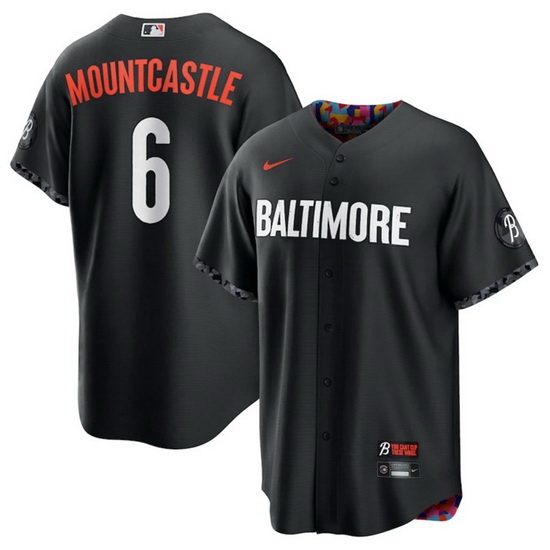 Men Baltimore Orioles Active Player Custom Black 2023 City Connect Cool Base Stitched Baseball Jersey Men Baltimore Orioles Active Player Custom Black 2023 City Connect Cool Base Stitched Baseball Jersey