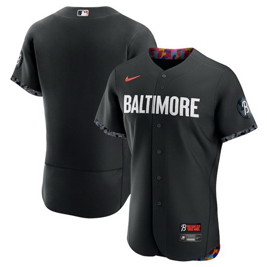 Men Baltimore Orioles Baltimore Orioles Blank Black 2023 City Connect Flex Base Stitched Baseball Jersey Men Baltimore Orioles Baltimore Orioles Blank Black 2023 City Connect Flex Base Stitched Baseball Jersey