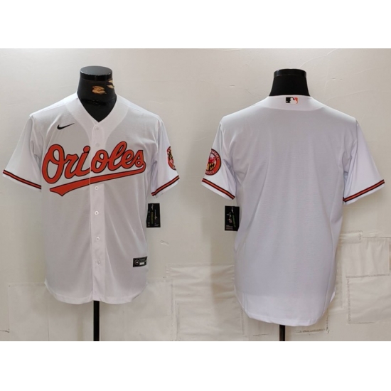 Men Baltimore Orioles Blank White 2024 Home Limited Cool Base Stitched Baseball Jersey 2 Men Baltimore Orioles Blank White 2024 Home Limited Cool Base Stitched Baseball Jersey 2