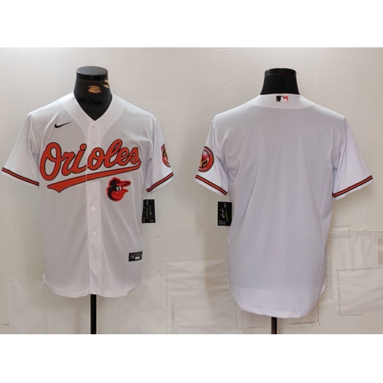 Men Baltimore Orioles Blank White 2024 Home Limited Cool Base Stitched Baseball Jersey Men Baltimore Orioles Blank White 2024 Home Limited Cool Base Stitched Baseball Jersey