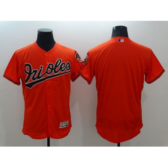 Men Orange Orioles blank jersey Men Orange Orioles blank jersey