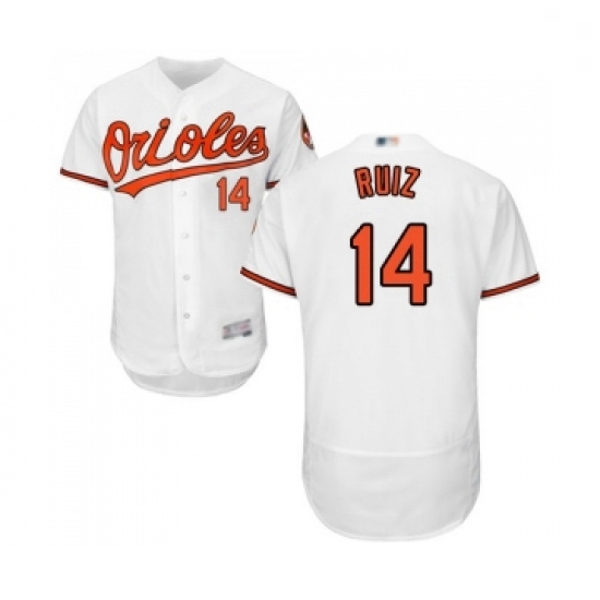 Mens Baltimore Orioles 14 Rio Ruiz White Home Flex Base Authentic Collection Baseball Jersey Mens Baltimore Orioles 14 Rio Ruiz White Home Flex Base Authentic Collection Baseball Jersey