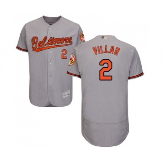 Mens Baltimore Orioles 2 Jonathan Villar Grey Road Flex Base Authentic Collection Baseball Jersey Mens Baltimore Orioles 2 Jonathan Villar Grey Road Flex Base Authentic Collection Baseball Jersey