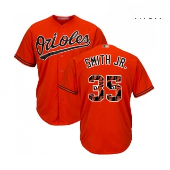 Mens Baltimore Orioles 35 Dwight Smith Jr Authentic Orange Team Logo Fashion Cool Base Baseball Jersey Mens Baltimore Orioles 35 Dwight Smith Jr Authentic Orange Team Logo Fashion Cool Base Baseball Jersey
