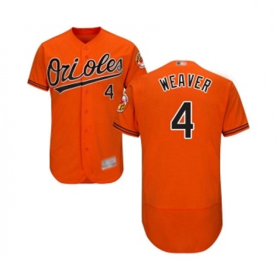 Mens Baltimore Orioles 4 Earl Weaver Orange Alternate Flex Base Authentic Collection Baseball Jersey Mens Baltimore Orioles 4 Earl Weaver Orange Alternate Flex Base Authentic Collection Baseball Jersey