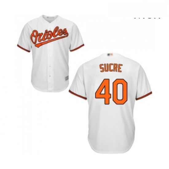 Mens Baltimore Orioles 40 Jesus Sucre Replica White Home Cool Base Baseball Jersey Mens Baltimore Orioles 40 Jesus Sucre Replica White Home Cool Base Baseball Jersey