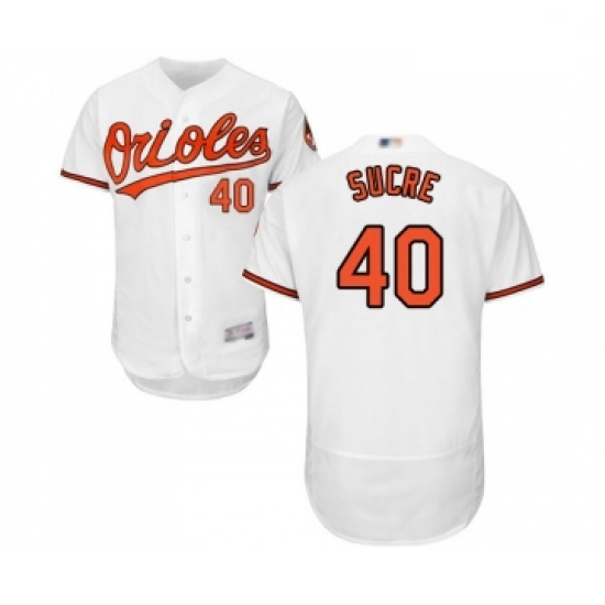 Mens Baltimore Orioles 40 Jesus Sucre White Home Flex Base Authentic Collection Baseball Jersey Mens Baltimore Orioles 40 Jesus Sucre White Home Flex Base Authentic Collection Baseball Jersey