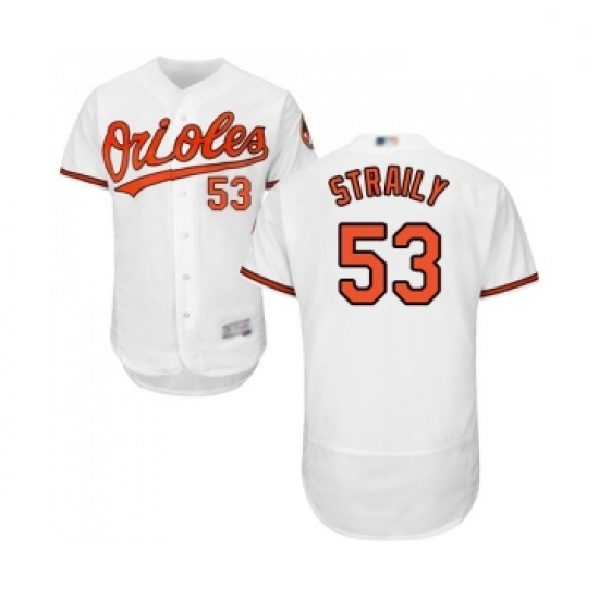 Mens Baltimore Orioles 53 Dan Straily White Home Flex Base Authentic Collection Baseball Jersey Mens Baltimore Orioles 53 Dan Straily White Home Flex Base Authentic Collection Baseball Jersey